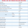 Z28-185 Hydraulic thread rolling machine